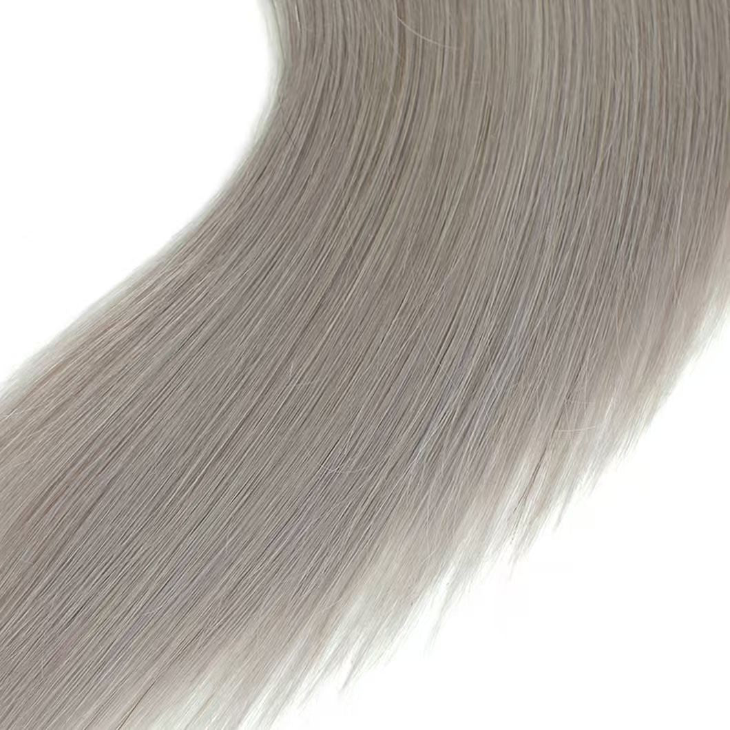 gray hair bundles straight