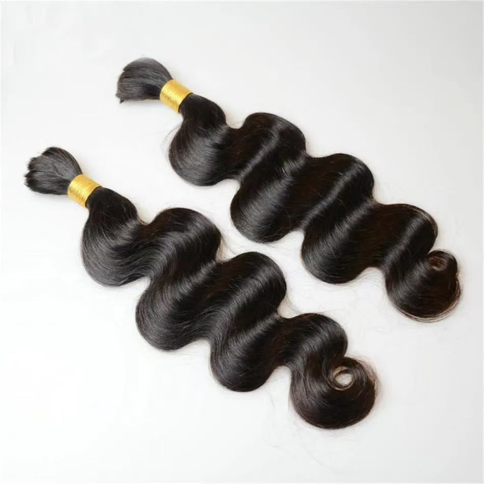 Body wave human braiding hair