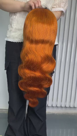 ginger lace frontal wig body wave