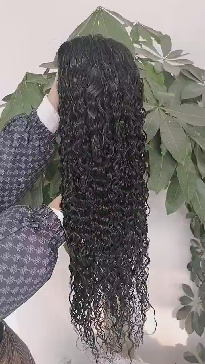 13x4 lace frontal wig water wave