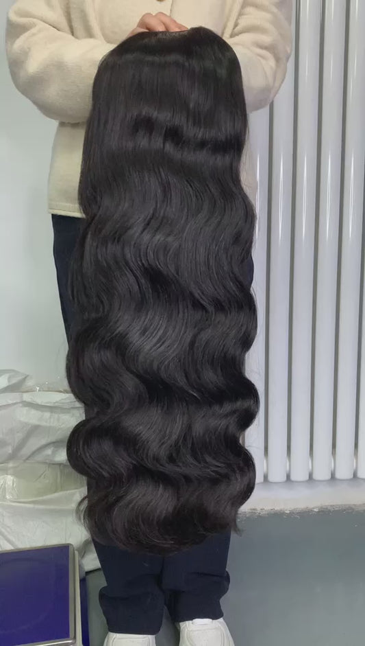 body wave u part wig 