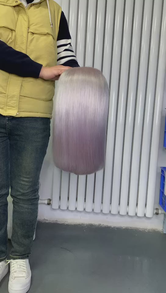 gray bob wig