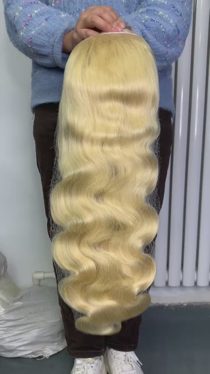 613 blonde 360 wig body wave