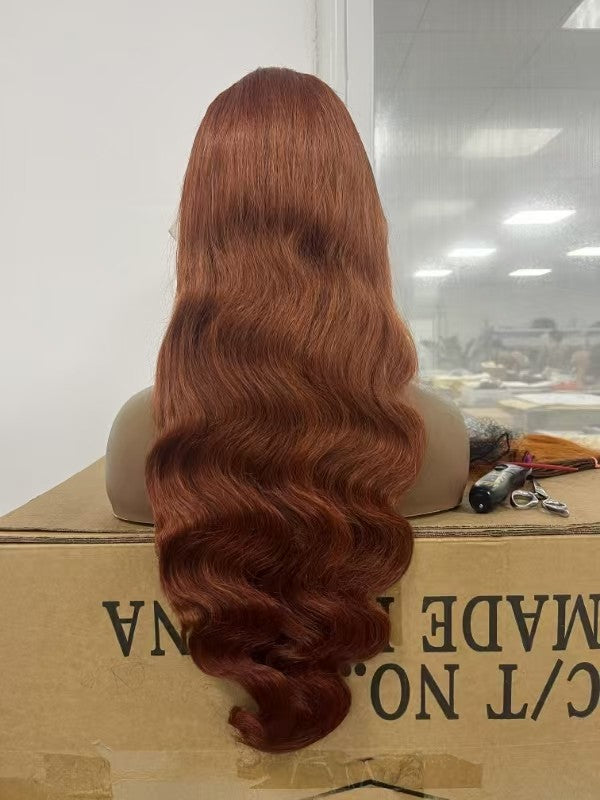 reddisha brown lace frontal wig body wave