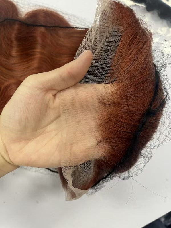 reddisha brown lace frontal wig body wave