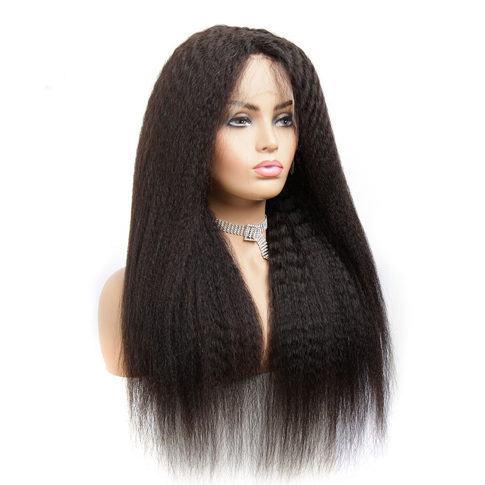 13×4 lace frontal wig kinky straight 