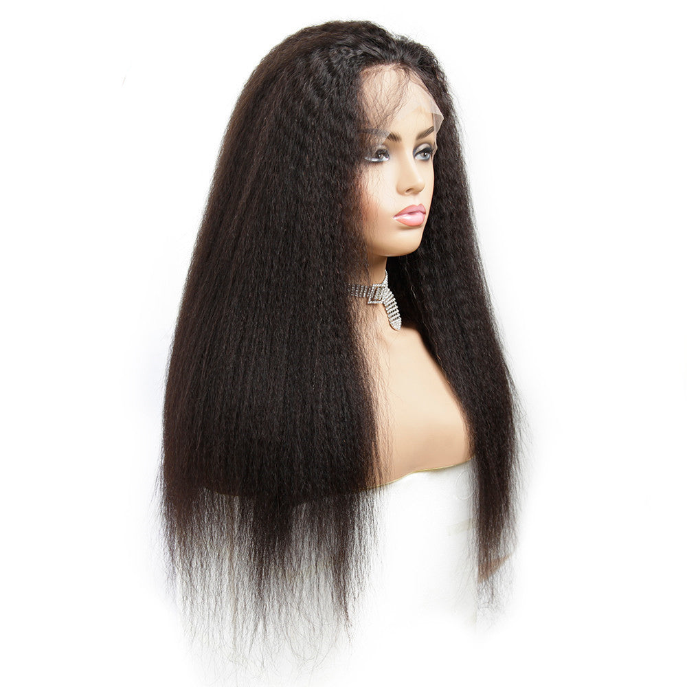 13×4 lace frontal wig kinky straight 