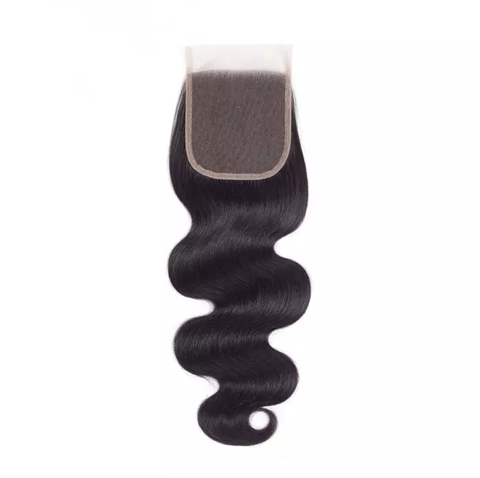 human hair bundles with closure set 6