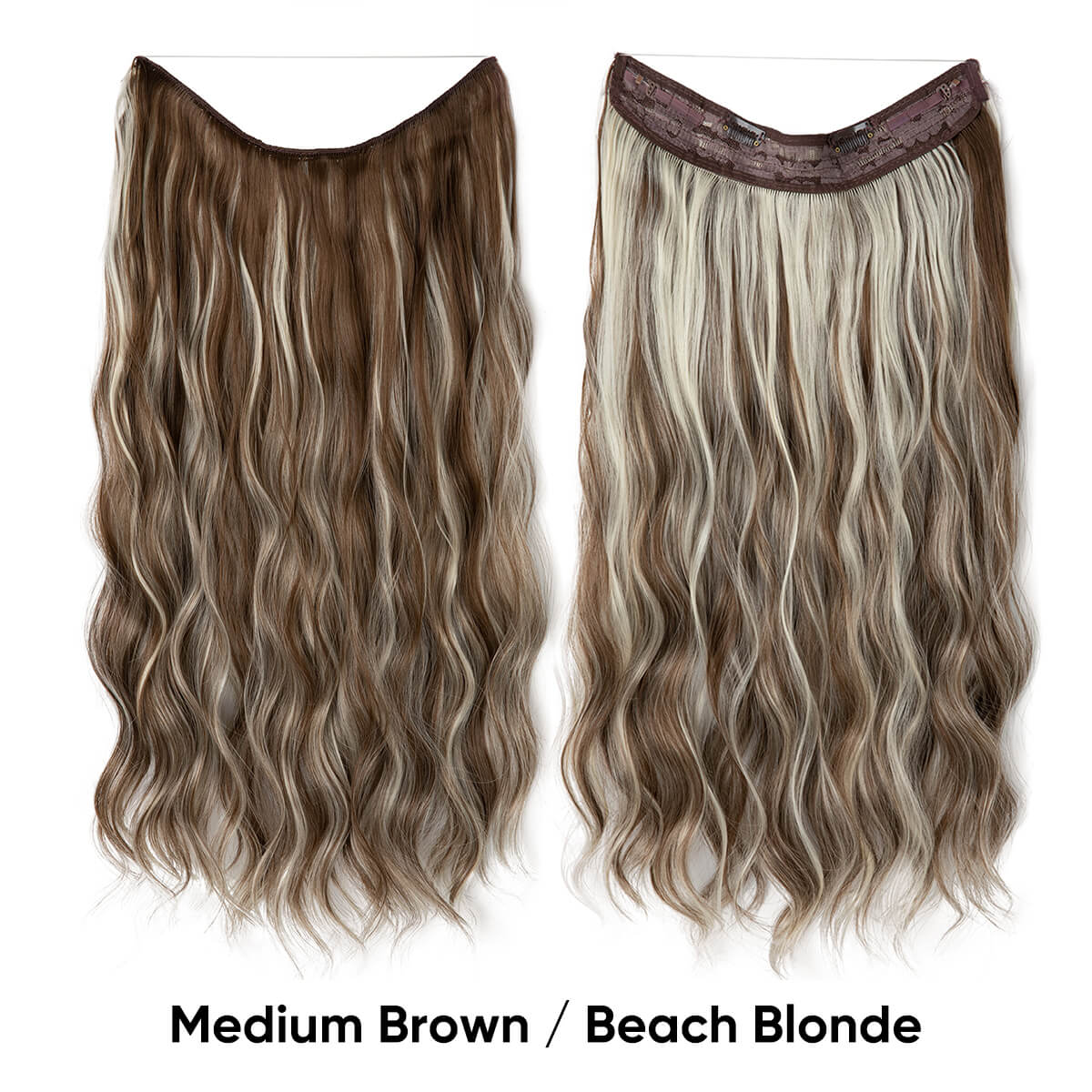 Cheap Synthetic Halo Hair Extensions Wavy