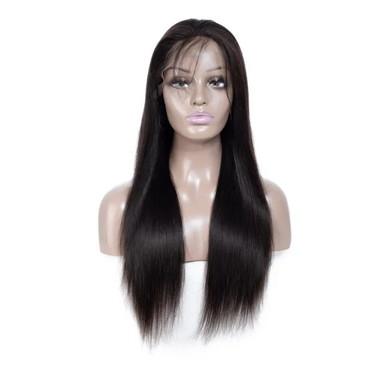 Transparent Full Lace Wig Human Hair Straight