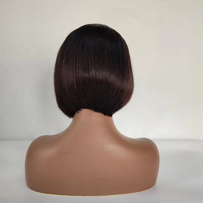 13"×4"×1" Frontal Lace Wig Bob Human Hair